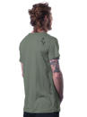 men psychedelic light green t-shirt